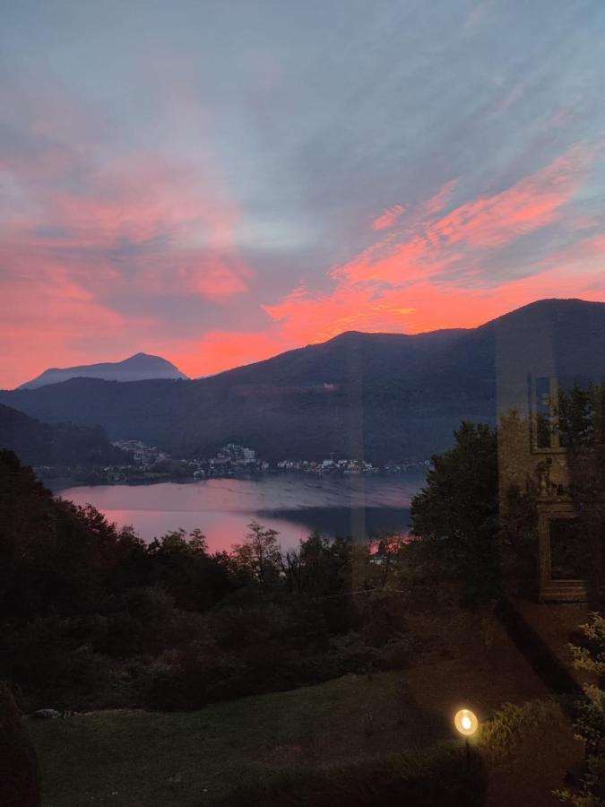 La Finestra Sul Lago Brusimpiano Экстерьер фото